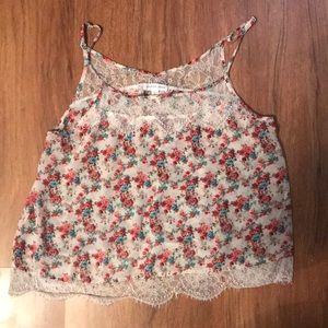 Floral Crop- Top